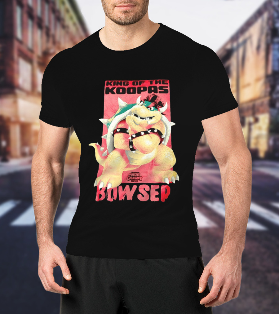 King Of The Koopas Bowser Mario Galaxy Movie T-Shirt
