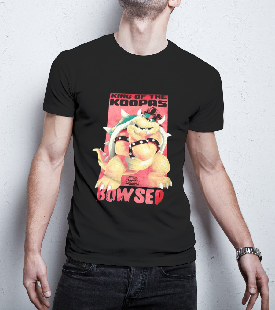King Of The Koopas Bowser Mario Galaxy Movie T-Shirt