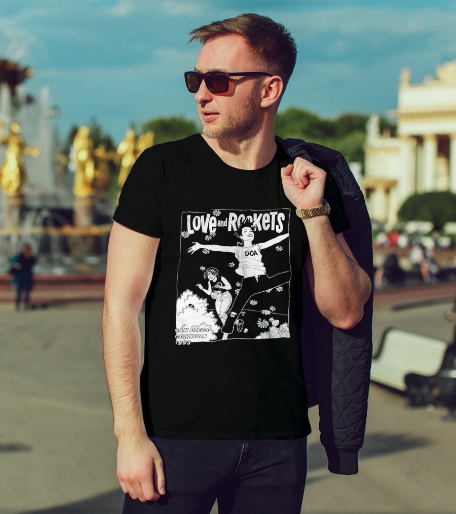 Love And Rockets San Diego Comicon 1993 Classic Cover T-Shirt