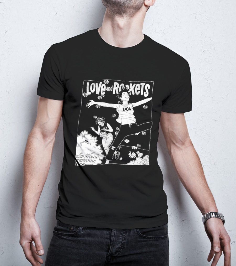 Love And Rockets San Diego Comicon 1993 Classic Cover T-Shirt