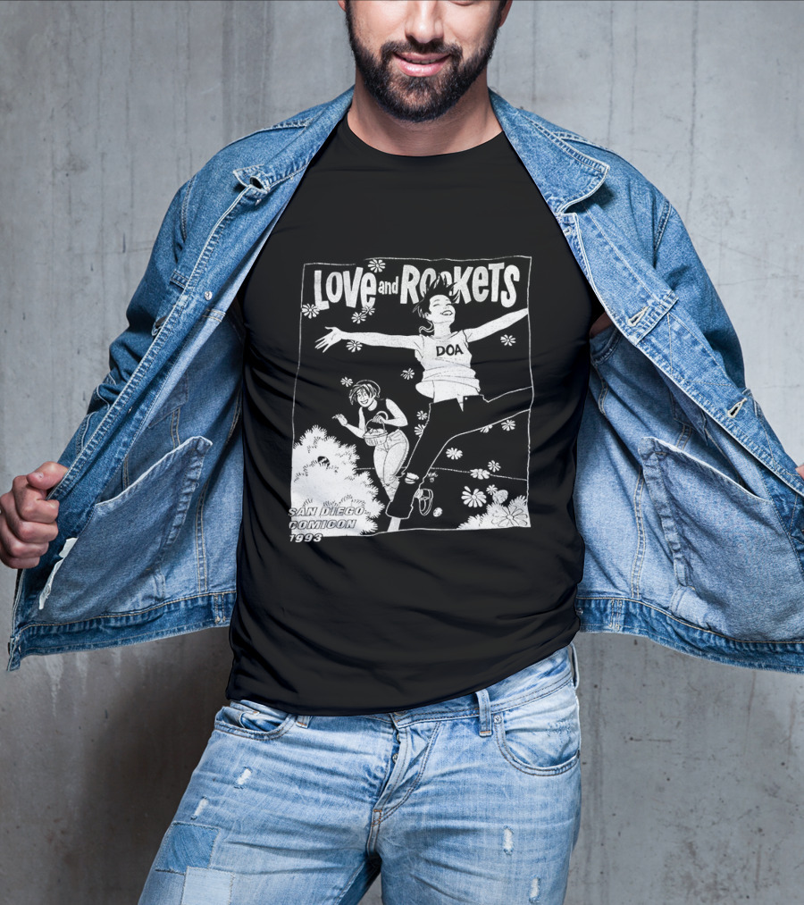 Love And Rockets San Diego Comicon 1993 Classic Cover T-Shirt