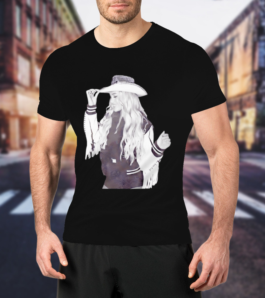 Megan Moroney Cloud 9 Tour 2026 Fringed Cowboy Hat And Jacket T-Shirt