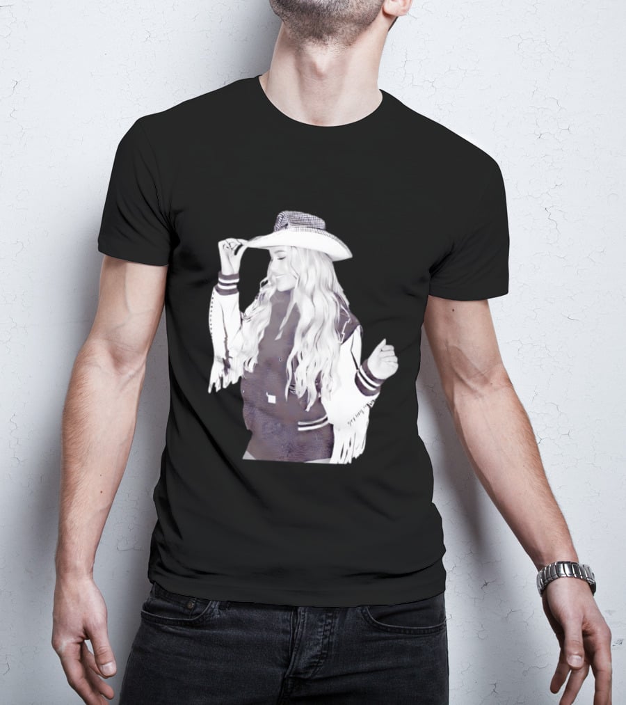 Megan Moroney Cloud 9 Tour 2026 Fringed Cowboy Hat And Jacket T-Shirt