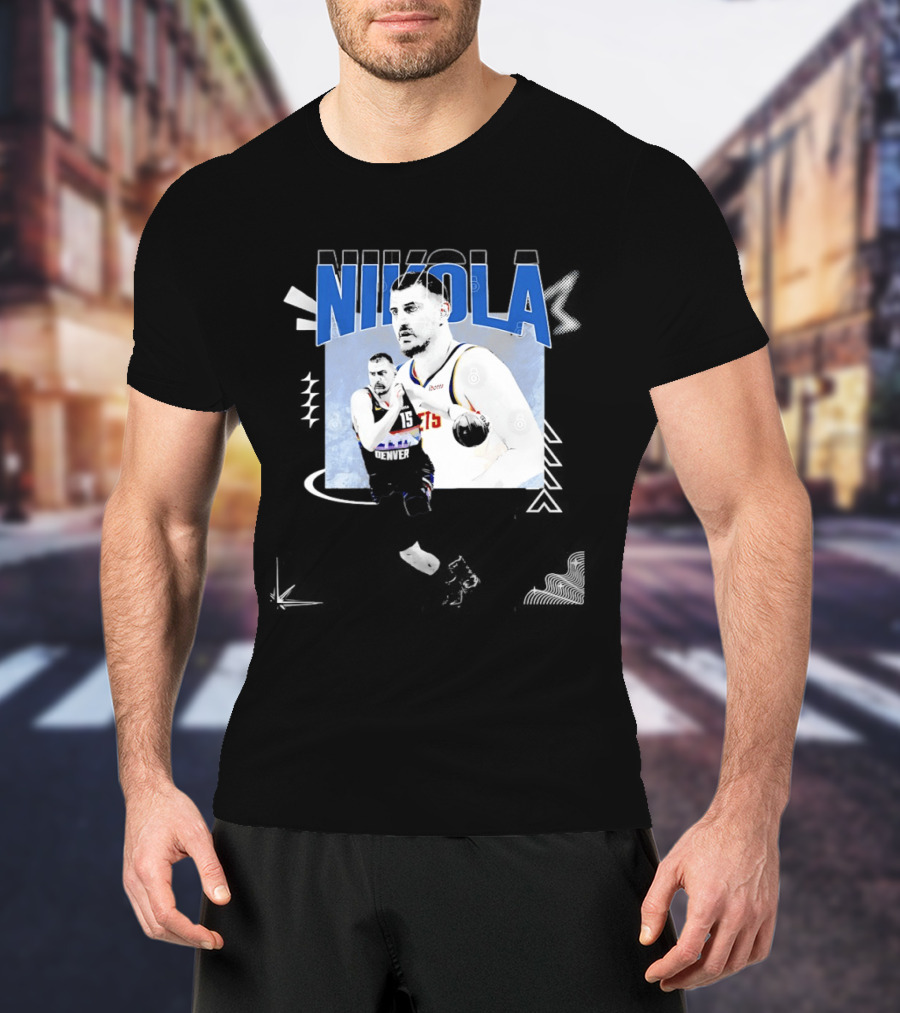 Denver Nuggets Nikola Jokic 15 Basketball T-Shirt