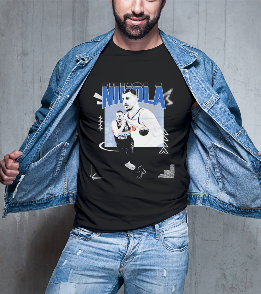 Denver Nuggets Nikola Jokic 15 Basketball T-Shirt