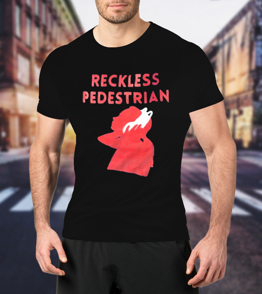 Reckless Pedestrian Bold Red T-Shirt