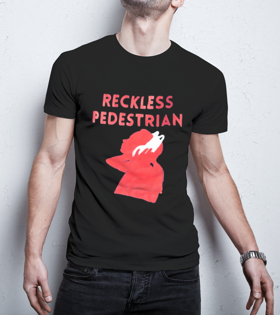 Reckless Pedestrian Bold Red T-Shirt