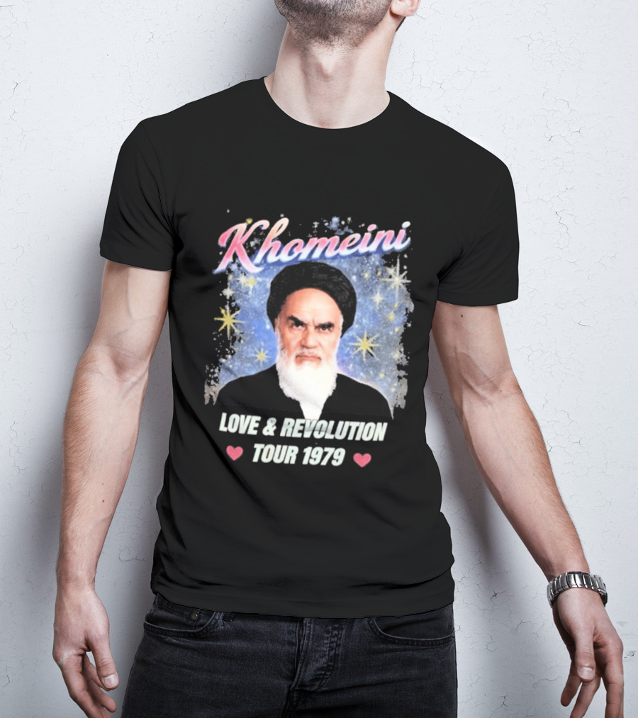 Khomeini Love & Revolution Tour 1979 T-Shirt