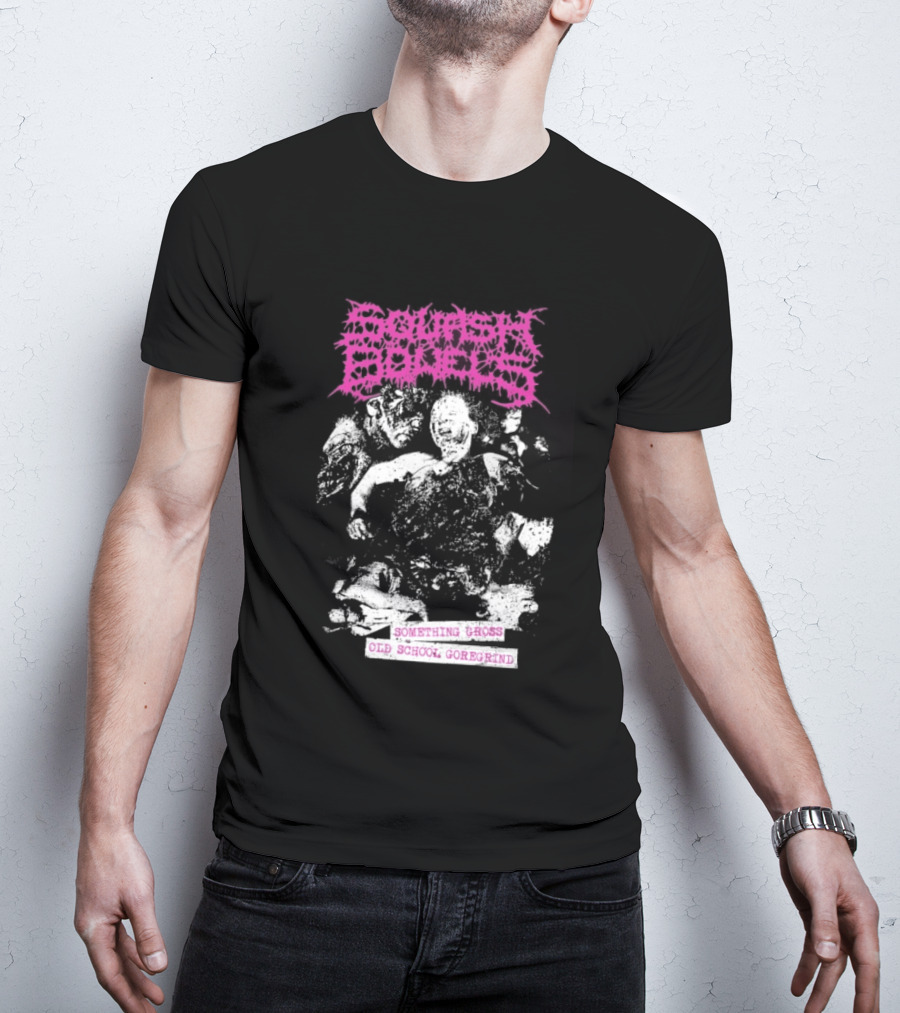 Squash Bowels Something Gross Old School Goregrind Pink Psychotic Gore T-Shirt