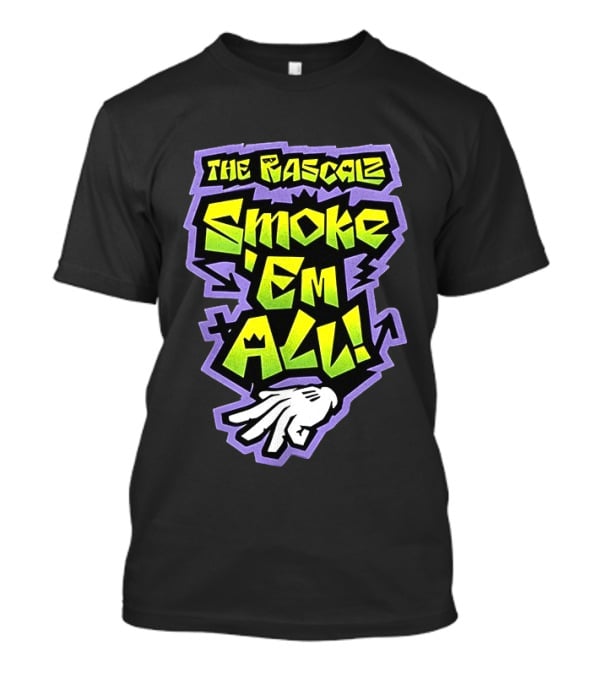 The Rascalz Smoke 'Em All Hand Gesture Street T-Shirt