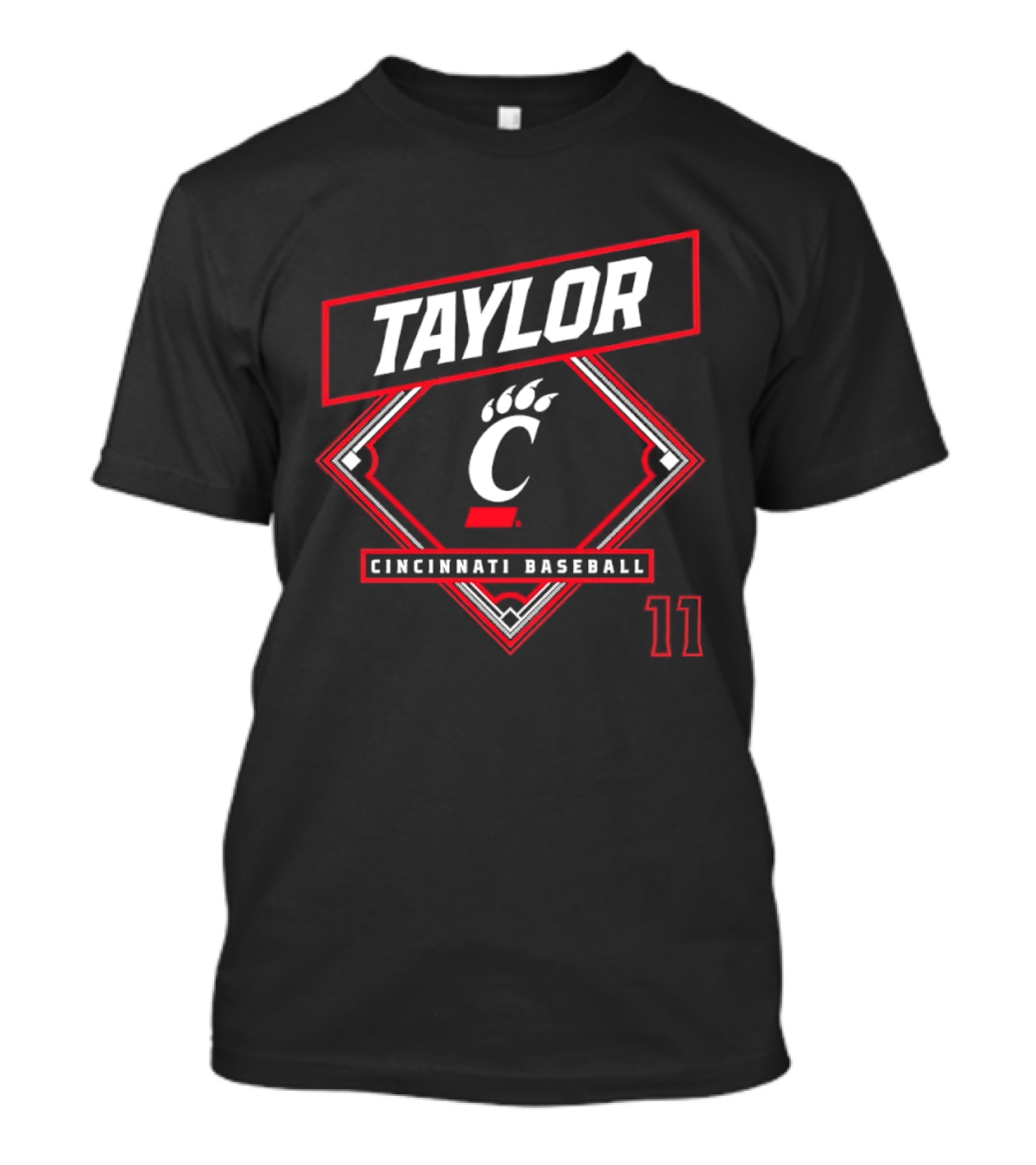 Cincinnati Bearcats Baseball Taylor 11 T-Shirt