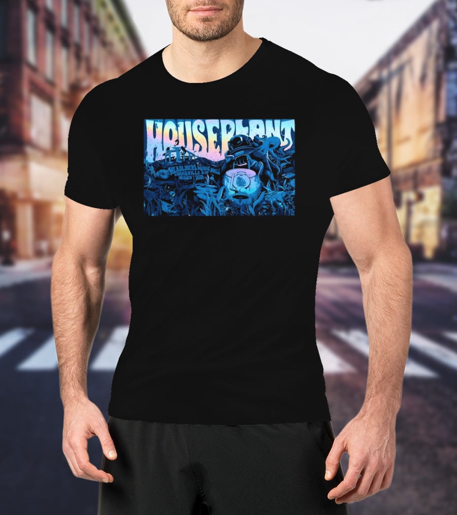 Houseplant Headliners Music Hall Louisville KY March 7 2026 Underwater Diver T-Shirt