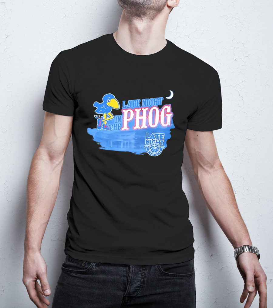 Late Night In The Phog Kansas Jayhawks Since 1912 Basketball Tradition T-Shirt