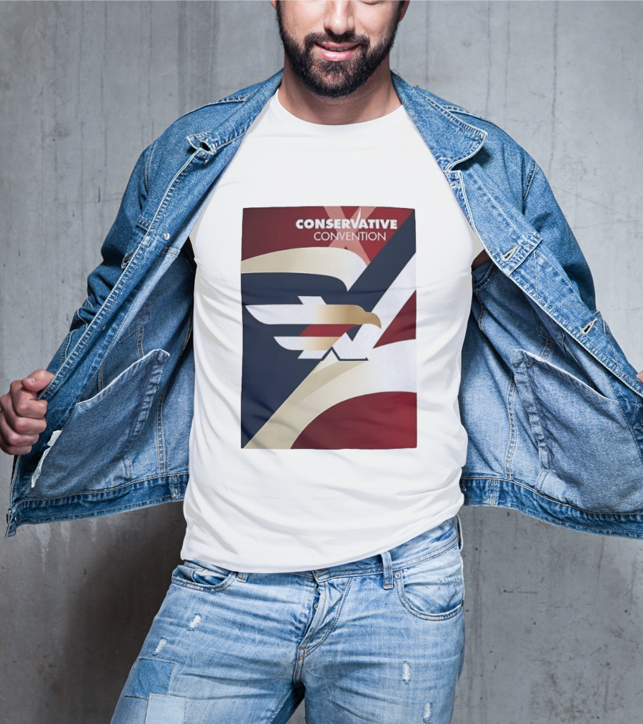 CONSERVATIVE CONVENTION Eagle American Flag T-Shirt