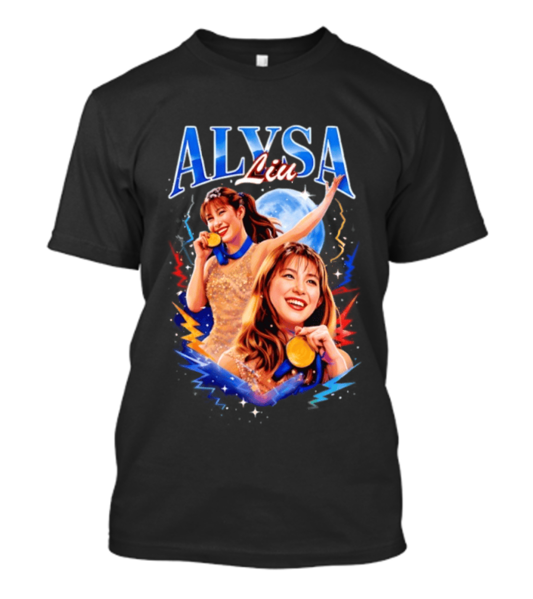 Alysa Liu Figure Skating Princess Gold Medal Celebration T-Shirt