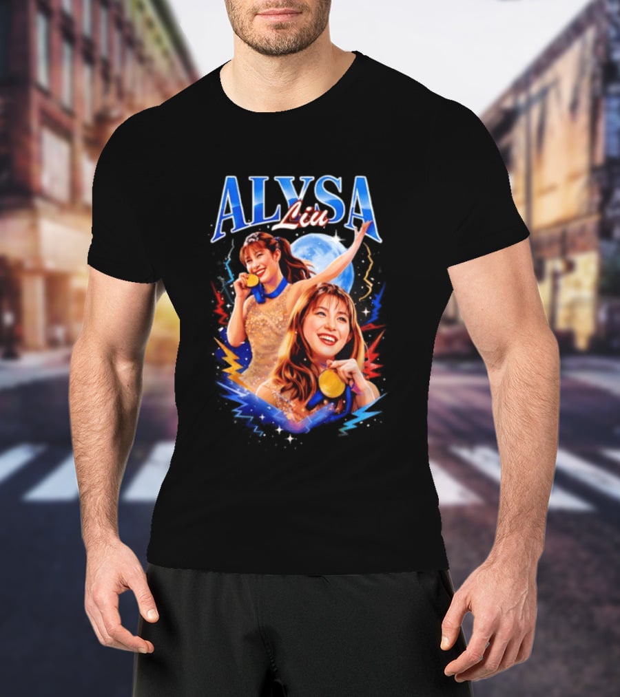 Alysa Liu Figure Skating Princess Gold Medal Celebration T-Shirt