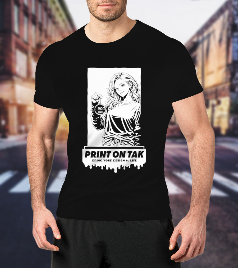 PRINT ON TAK Beautiful Girl Holding POT Bring Your Vision To Life T-Shirt