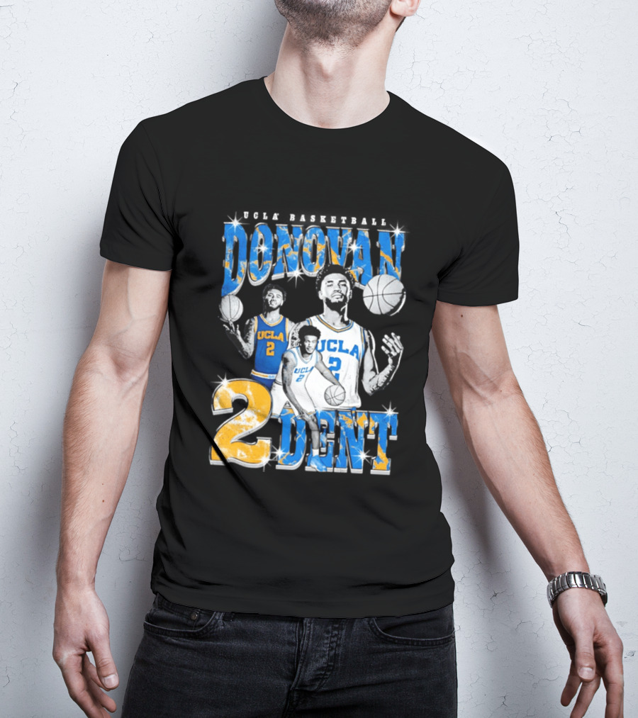 Donovan Dent 2 UCLA Bruins Basketball Player Vintage Team Spirit T-Shirt