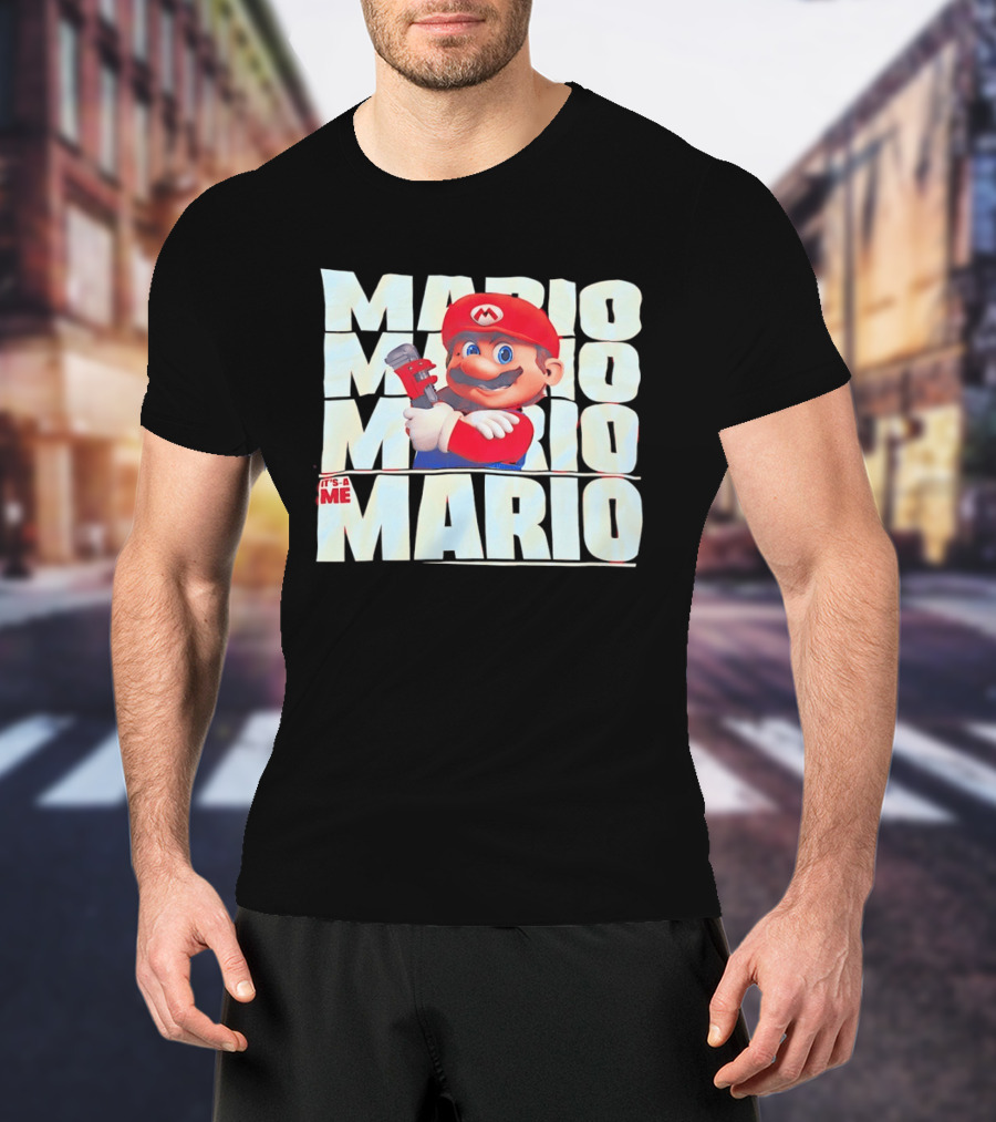 Mario Bros Red Movie It's A Me T-Shirt