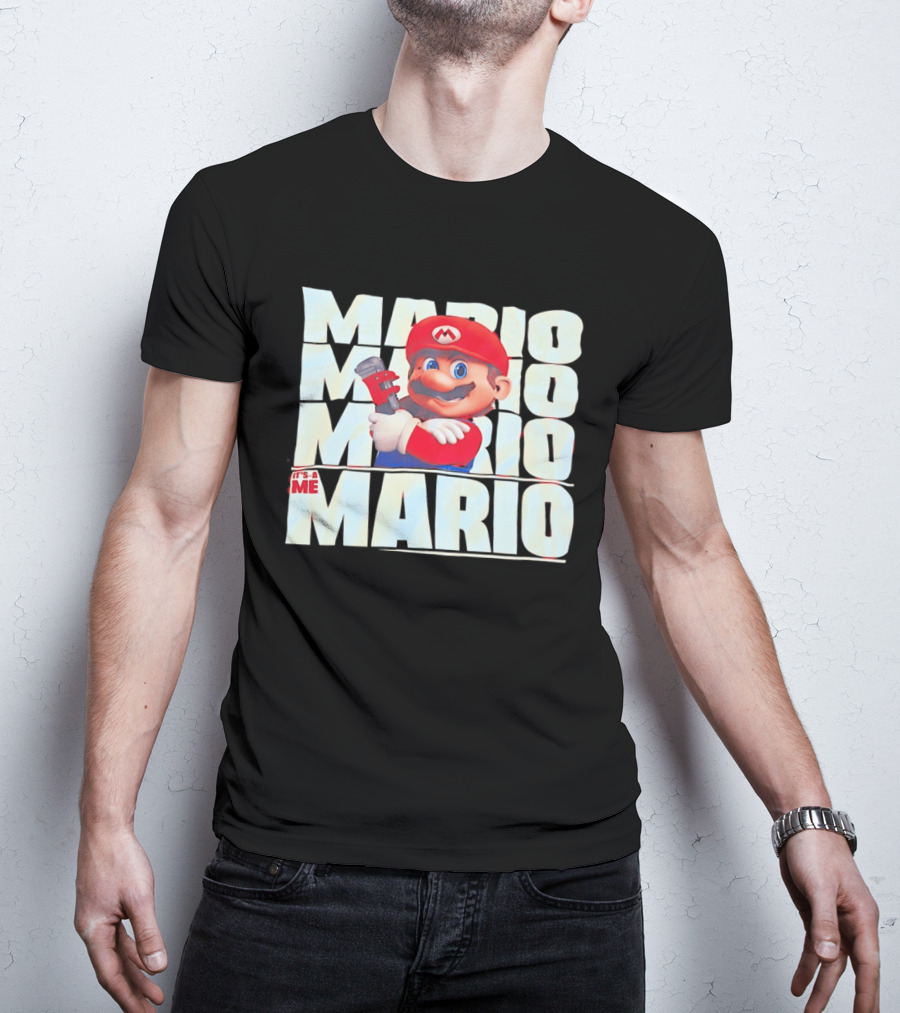 Mario Bros Red Movie It's A Me T-Shirt
