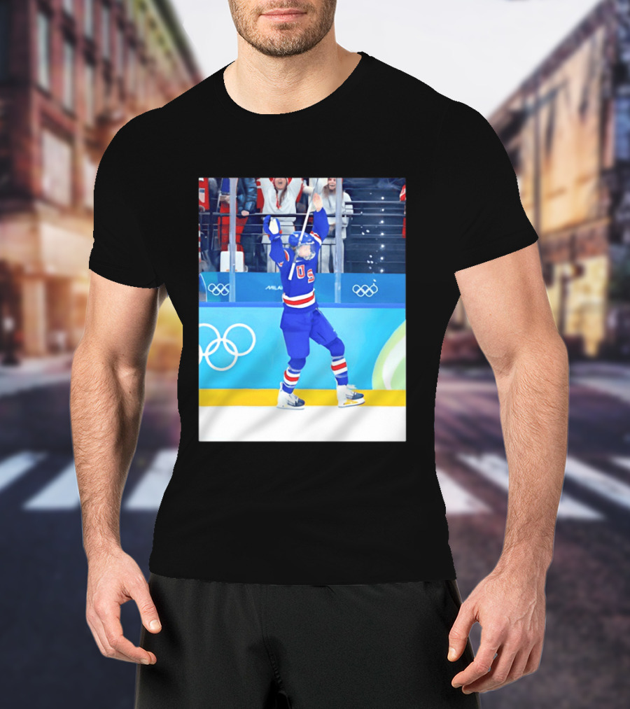 Megan Keller USA Women's Ice Hockey 2026 Olympics Celebration T-Shirt