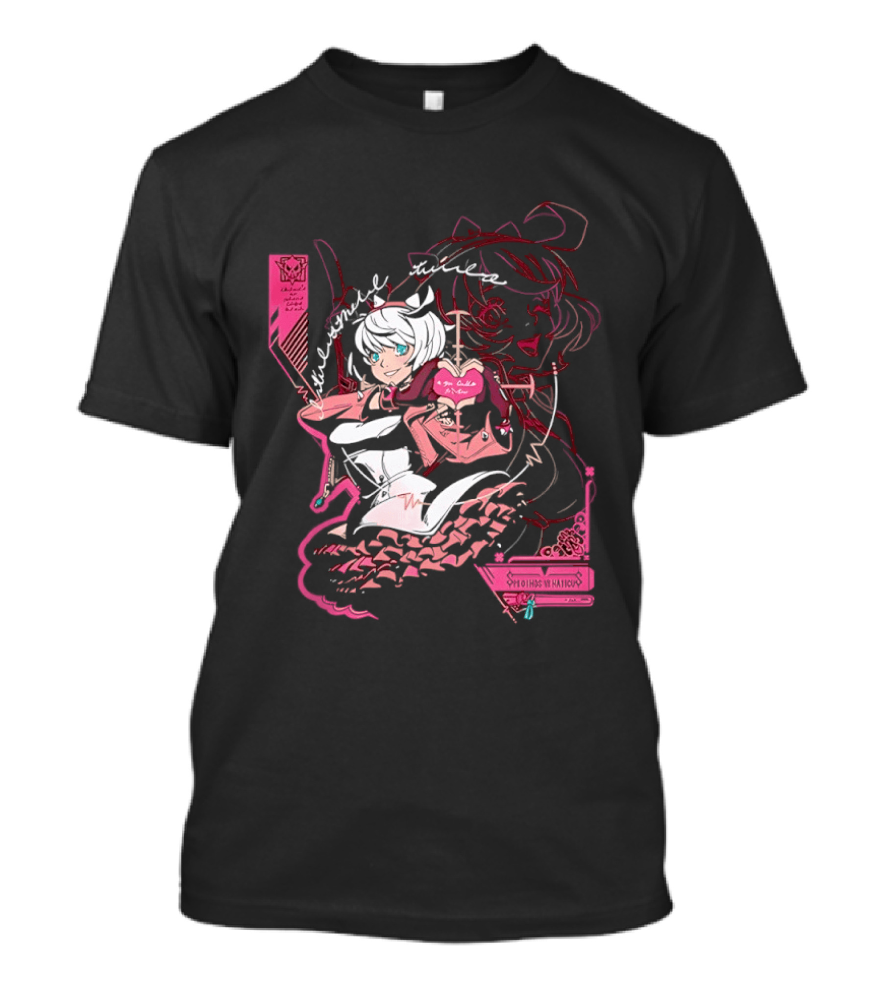 Elphelt Valentine Guilty Strive Eighty Sixed Valentines Day Gaming Character Floral T-Shirt
