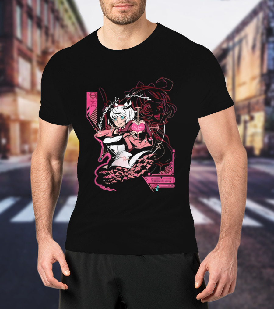 Elphelt Valentine Guilty Strive Eighty Sixed Valentines Day Gaming Character Floral T-Shirt