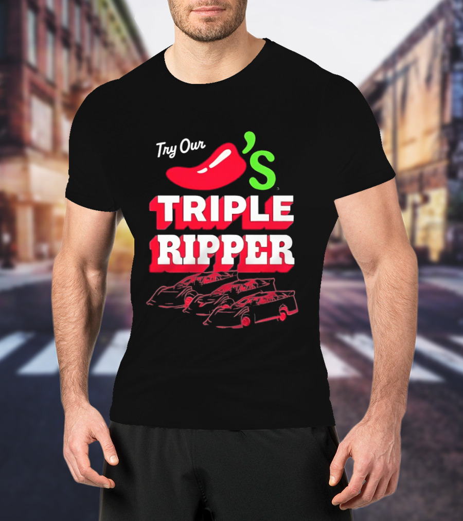 Try Our Chili's Triple Ripper Racing Cars T-Shirt