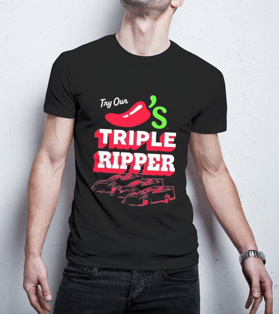 Try Our Chili's Triple Ripper Racing Cars T-Shirt