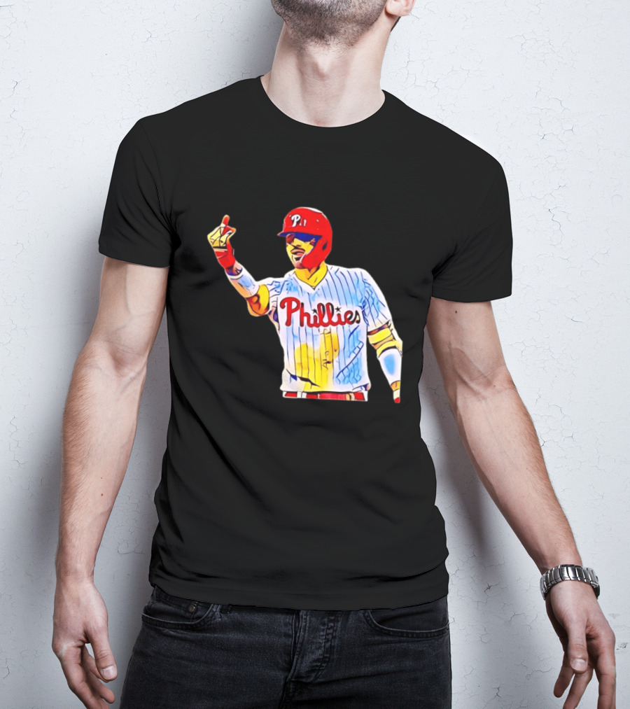 Philadelphia Phillies Nick Castellanos Gesture Baseball Moment T-Shirt