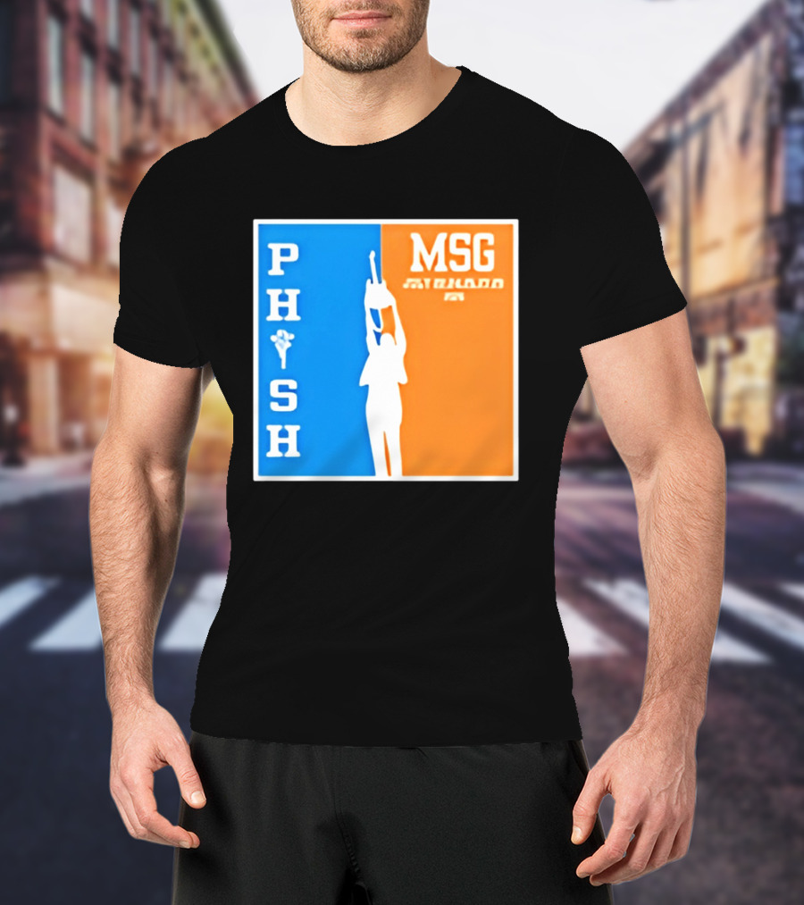 PHISH MSG Silhouette Guitar Concert Event T-Shirt