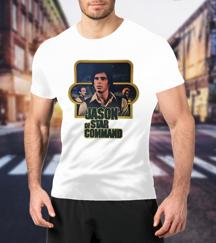 Jason Of Star Command Retro Sci Fi Series Iconic Ensemble T-Shirt