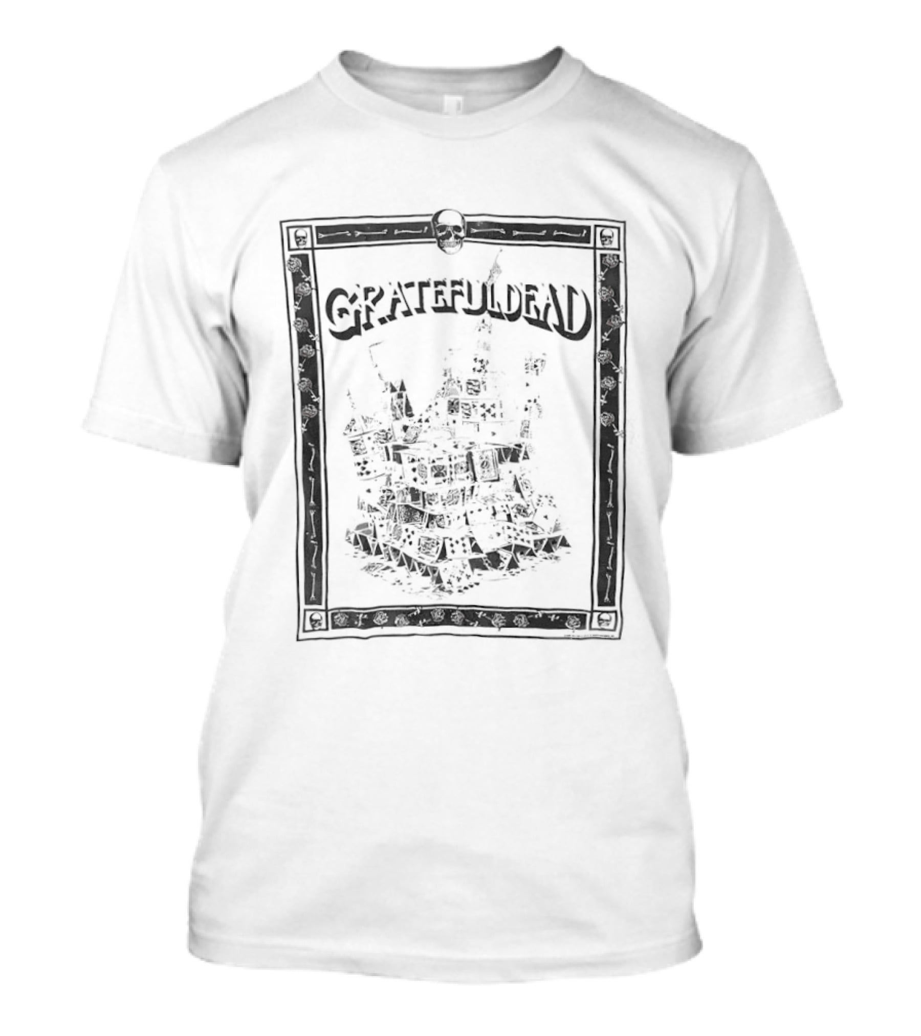 Grateful Dead 1980's Tour House Of Cards Concert T-Shirt
