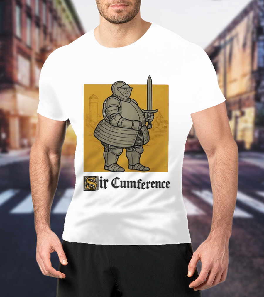 Sir Cumference Chubby Medieval Soldier Holding Sword T-Shirt