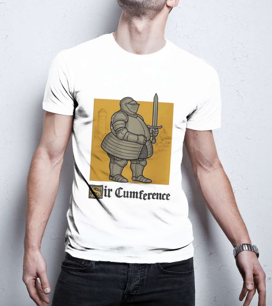 Sir Cumference Chubby Medieval Soldier Holding Sword T-Shirt