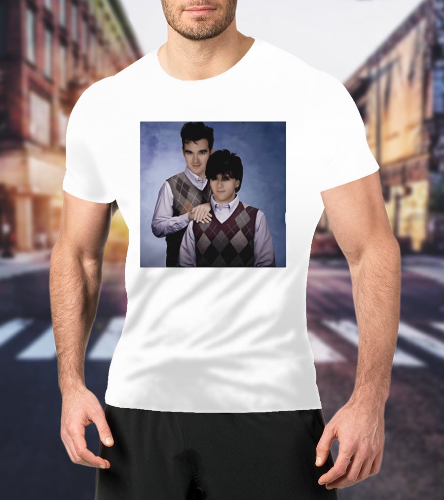 Morrissey Moz Johnny Marr Argyle Sweater Step Brothers T-Shirt