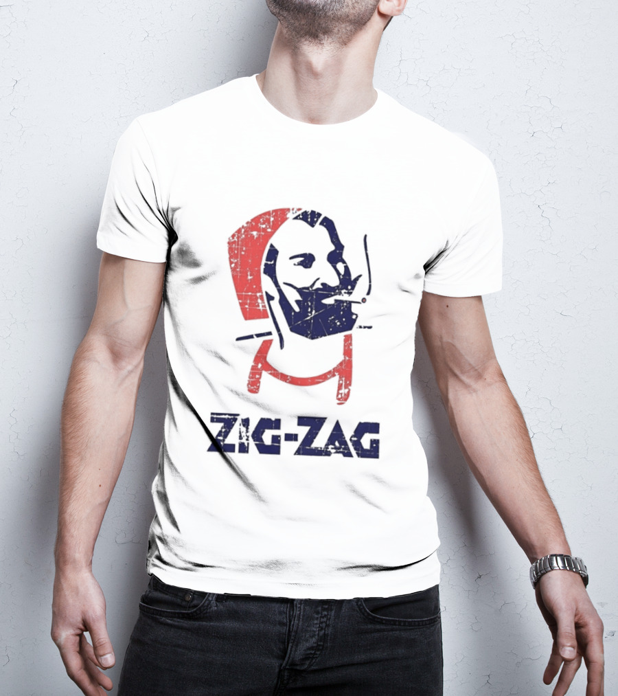 Zig Zag Rolling Papers Cigarette Mocking T-Shirt