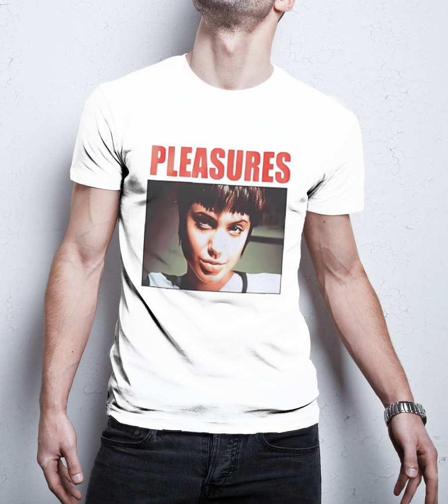 Pleasures Angelina Jolie Bold Typography Fashion T-Shirt