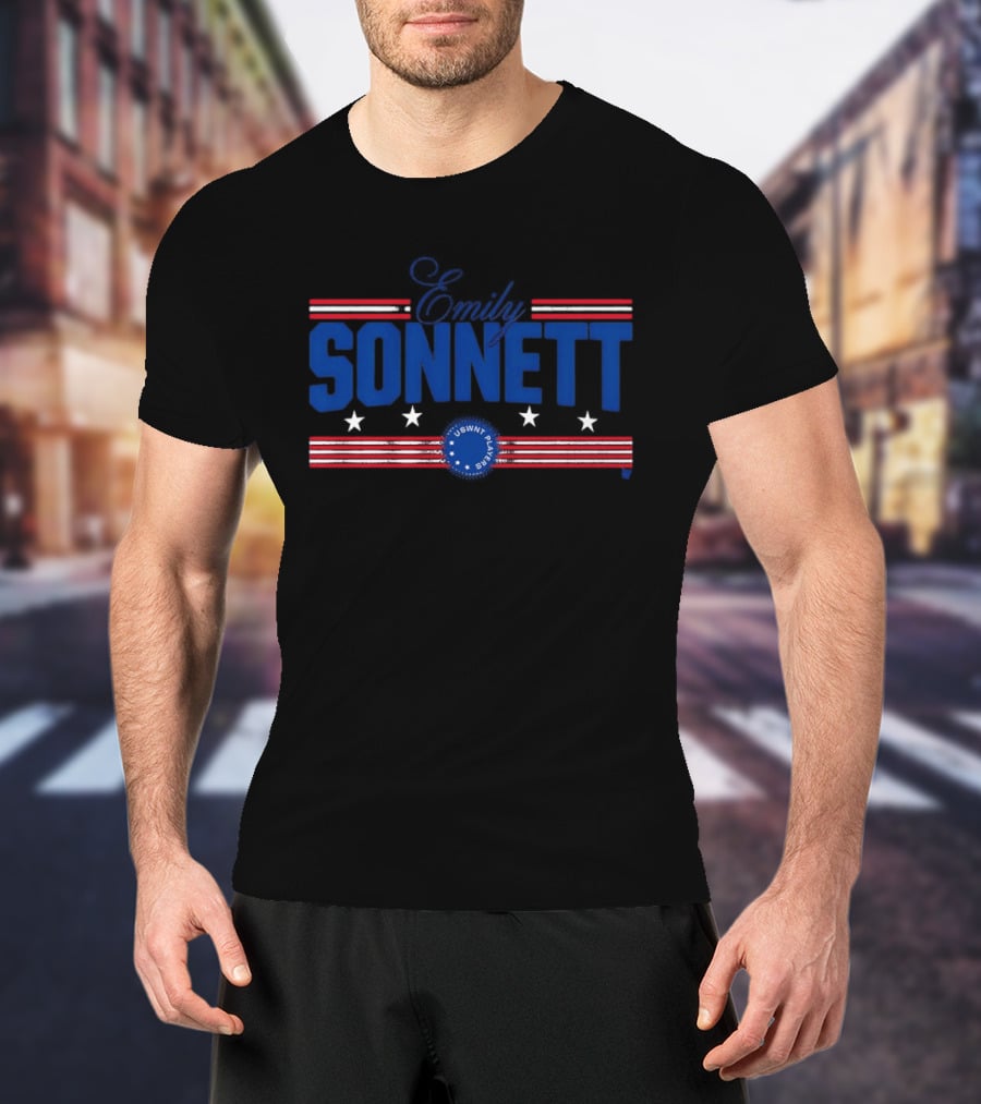 Emily Sonnett USWNT Players Stars Stripes T-Shirt