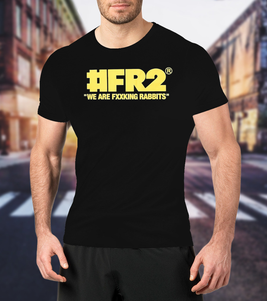 FR2 We Are Fxxking Rabbits Yellow T-Shirt