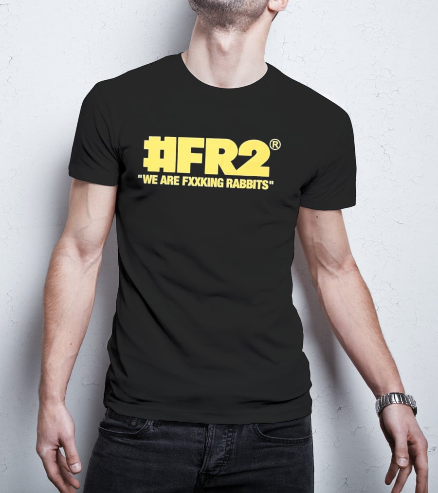 FR2 We Are Fxxking Rabbits Yellow T-Shirt