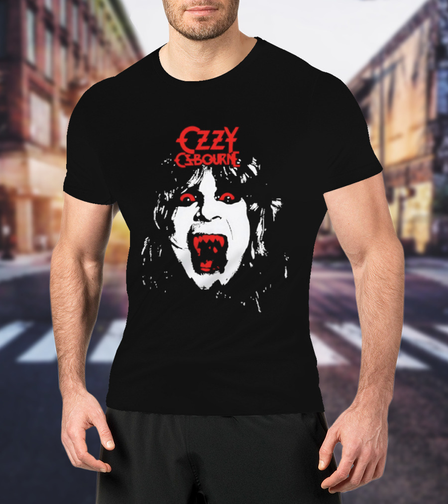 Ozzy Osbourne Vampire Horror Face T-Shirt
