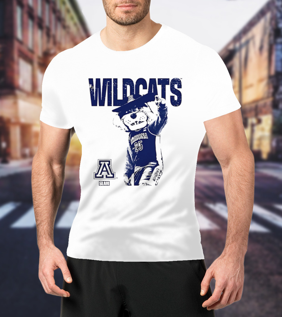 Arizona Wildcats Slam Mascot Spirit T-Shirt