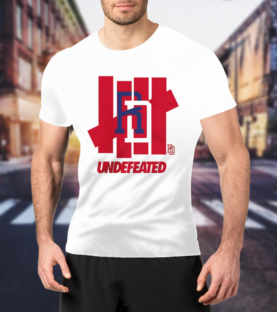 Dominican Republic Baseball RD Undefeated Red Blue T-Shirt