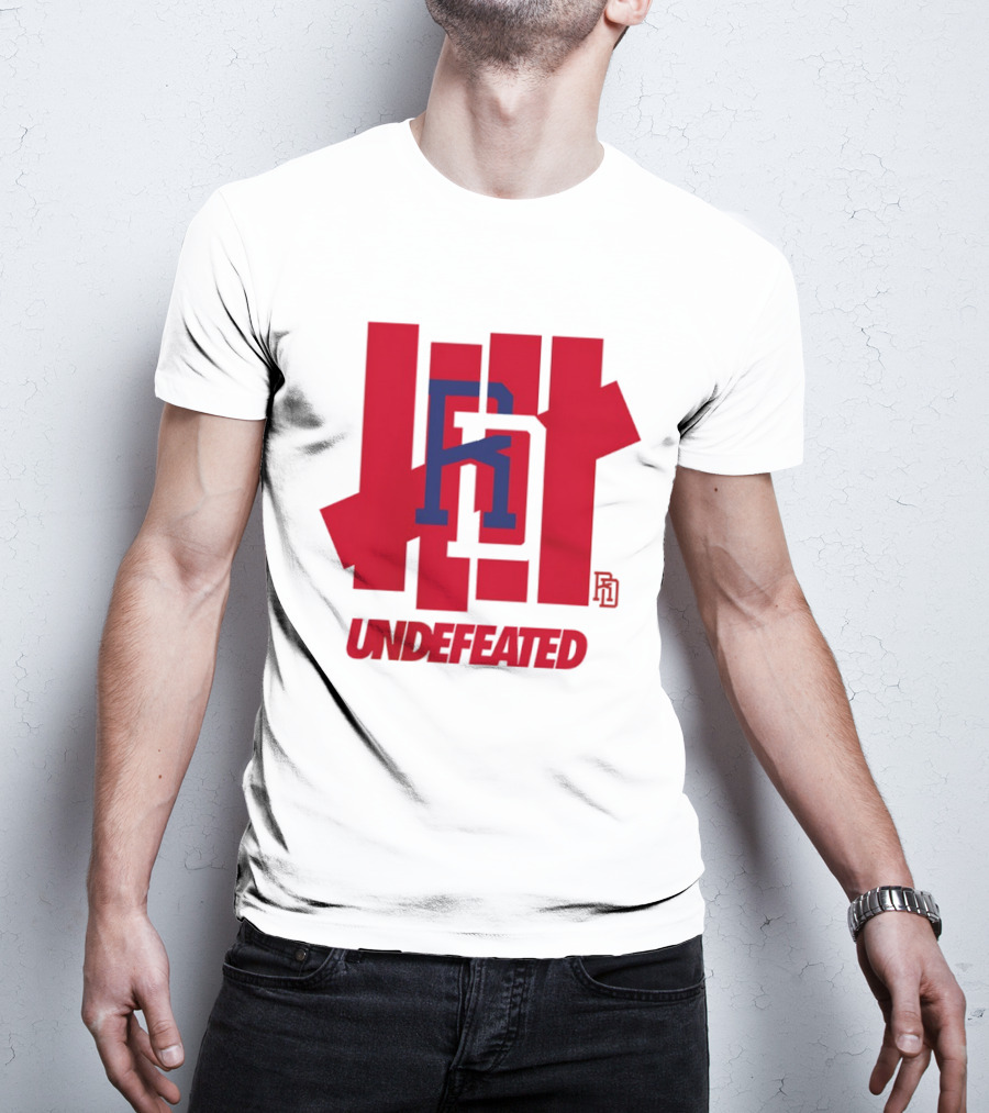 Dominican Republic Baseball RD Undefeated Red Blue T-Shirt