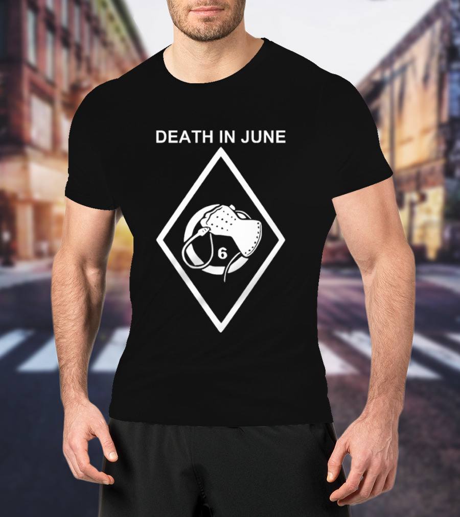 Death In June Mask Icon White T-Shirt