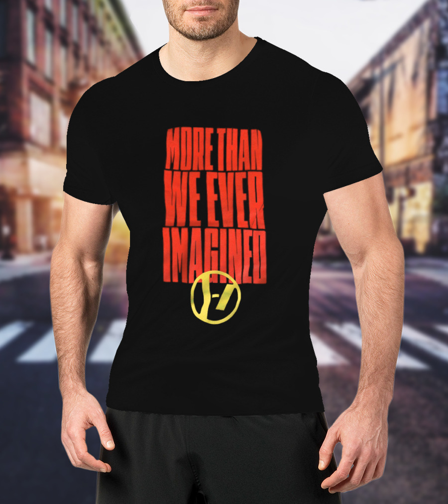 More Than We Ever Imagined Twenty One Pilots Yellow Circle T-Shirt