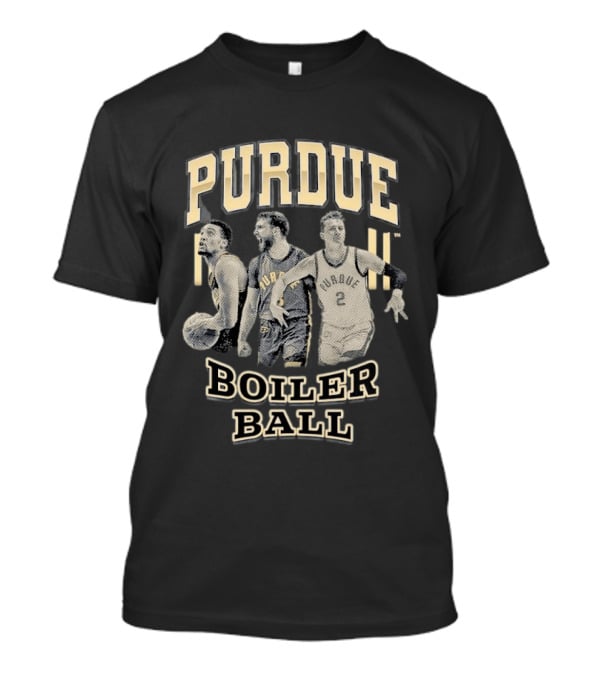 Purdue Boiler Ball Basketball Players Team Spirit T-Shirt