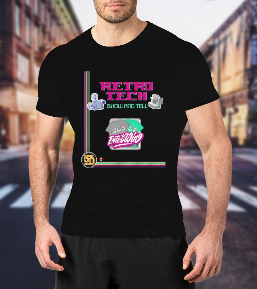 Retro Tech Enter To Win 50 Years I'm This Old T-Shirt