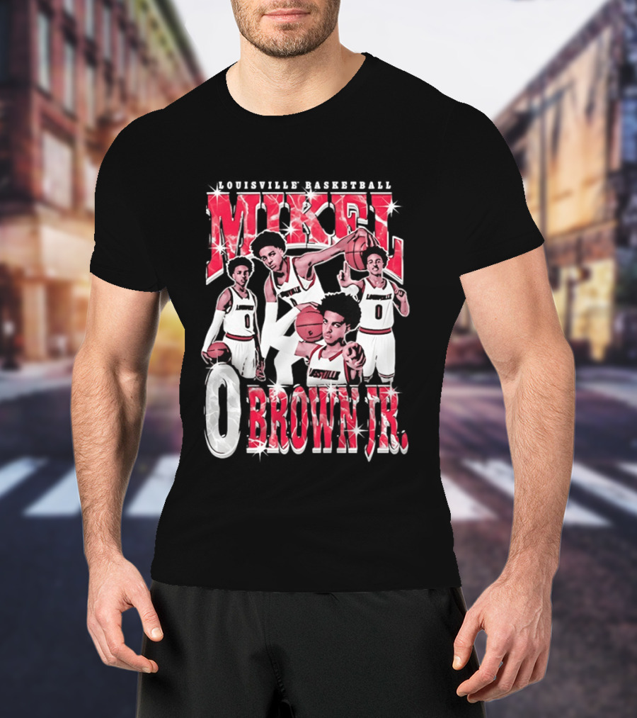 Mikel Brown Jr Louisville Cardinals Basketball Star Player 0 T-Shirt